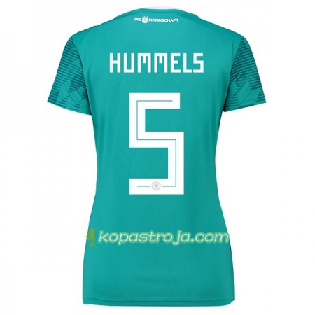 Billiga Fotbollströjor Tyskland Hummels 5 Dam VM 2018 Borta tröja